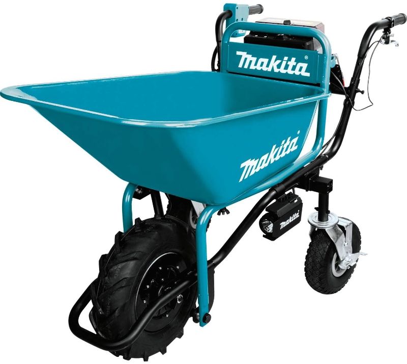 Photo 1 of INCOMPLETE Makita XUC01X1 36V (18V X2) LXT Brushless Power-Assisted Wheelbarrow, Tool Only BOX 2 OUT OF 2 
