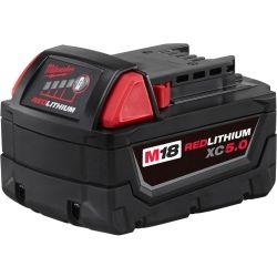 Photo 1 of Milwaukee 48-11-1850 M18 Redlithium 5.0Ah Bat Pack
