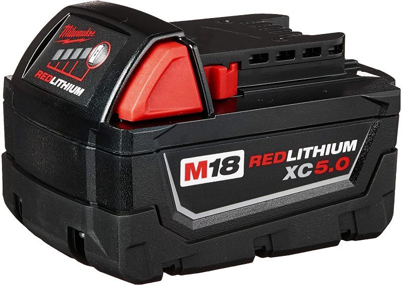 Photo 1 of Milwaukee 48-11-1850 M18 Redlithium 5.0Ah Battery
