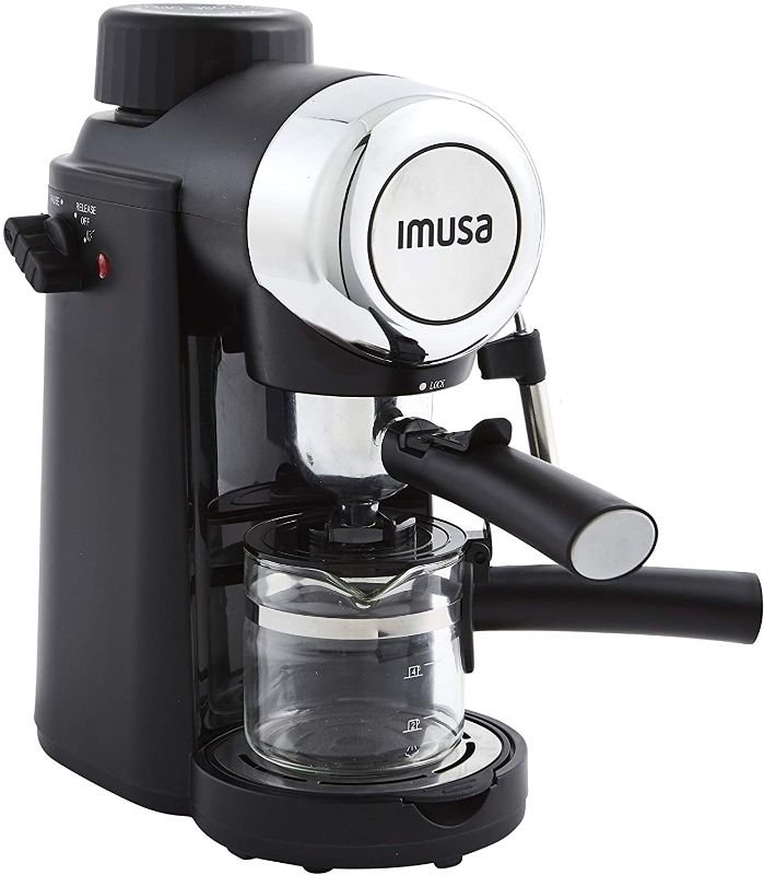 Photo 1 of IMUSA USA 4 Cup Epic Electric Espresso/Cappuccino Maker, Black 800 Watts
