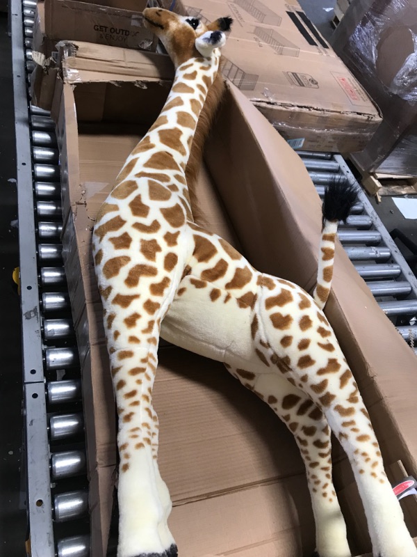 Photo 2 of Melissa & Doug Giant Giraffe - Lifelike Stuffed Animal (over 4 feet tall)
