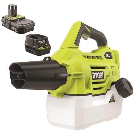 Photo 1 of Ryobi Fogger / Mister Ryobi ONE+ 18-Volt Lithium-Ion Cordless with 2.0 Ah Battery and Charger Included P2850
