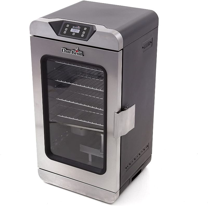 Photo 1 of Char-Broil 17202004 Digital Electric Smoker, Deluxe, Silver
