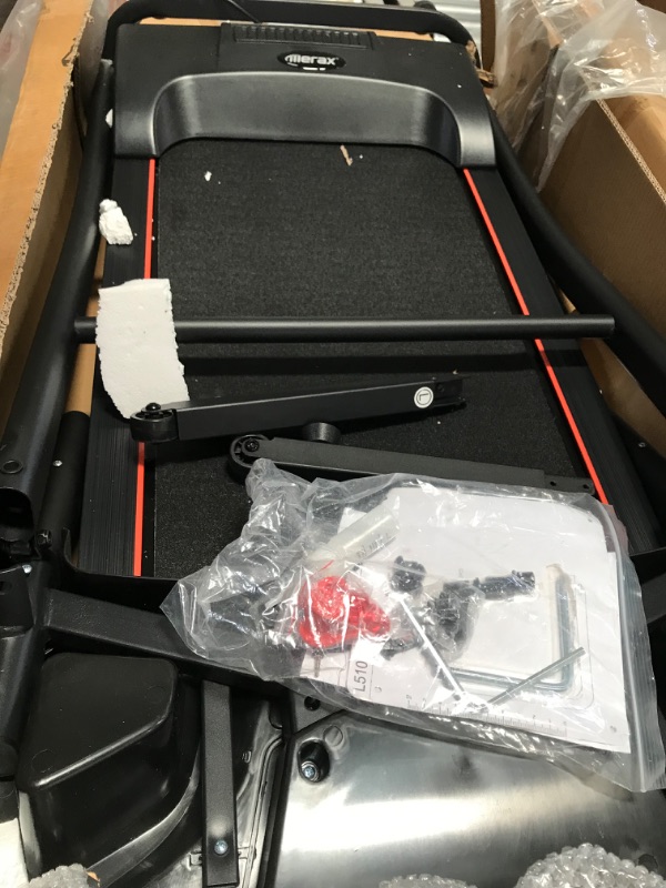 Photo 2 of ***PARTS ONLY*** Merax Electric Folding Treadmill – Easy Assembly Fitness Motorized Running Jogging Machine with Speakers for Home Use,
