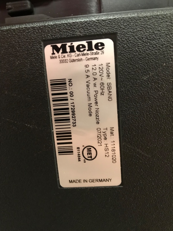Photo 1 of Miele, Graphite Grey Classic C1 Pure Suction Canister Vacuum Cleaner
