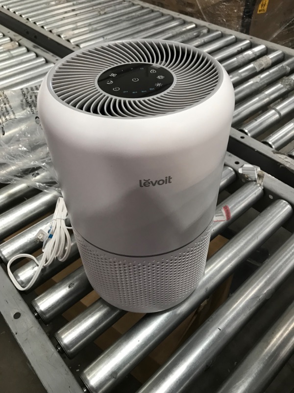 Photo 2 of LEVOIT Air Purifier for Home Allergies Pets Hair in Bedroom, H13 True HEPA Filter, 24db Filtration System Cleaner Odor Eliminators, Ozone Free, Remove 99.97% Dust Smoke Mold Pollen, Core 300, White
