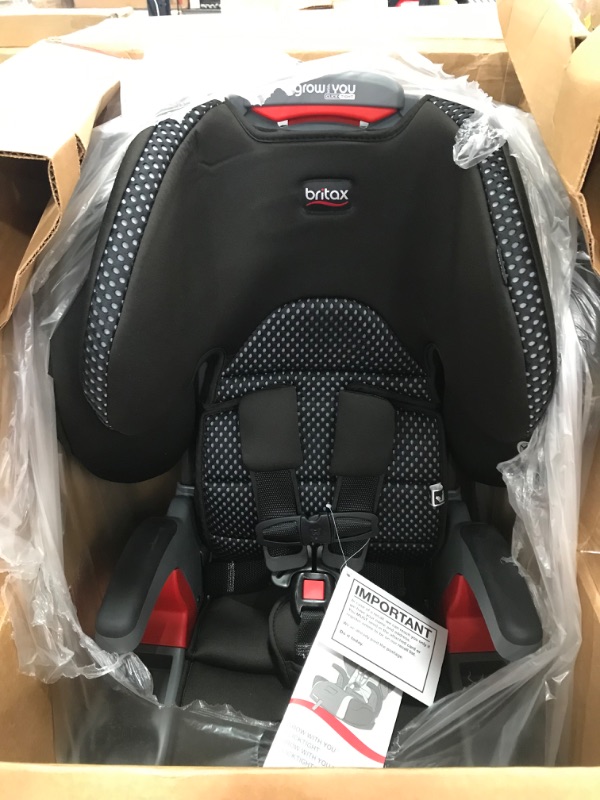 Photo 2 of Britax Grow with You ClickTight Harness-2-Booster Car Seat, Cool Flow Gray
