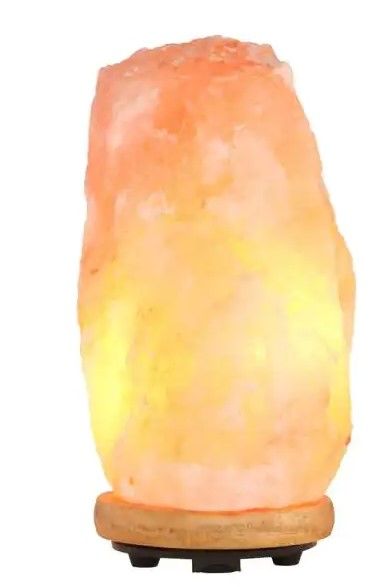 Photo 1 of DOES NOT GLOW/FUNCTION WBM Himalayan
8.32 in. Pink Ionic Hand Carved Natural Crystal Salt Lamp