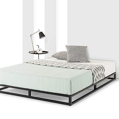 Photo 1 of *MISSING COMPONENTS* Mellow Low Profile 6" Metal Platform Bed Frame, Queen, Black
