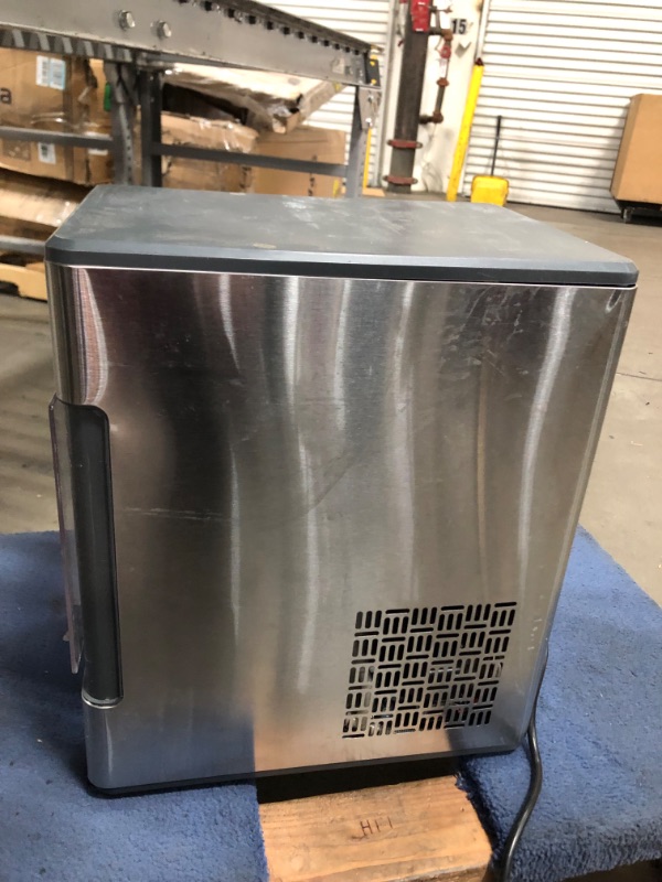 Photo 6 of GE Profile Opal | Countertop Nugget Ice Maker with Side Tank | Portable Ice Machine Makes up to 24 lbs. of Ice Per Day | Stainless Steel Finish
