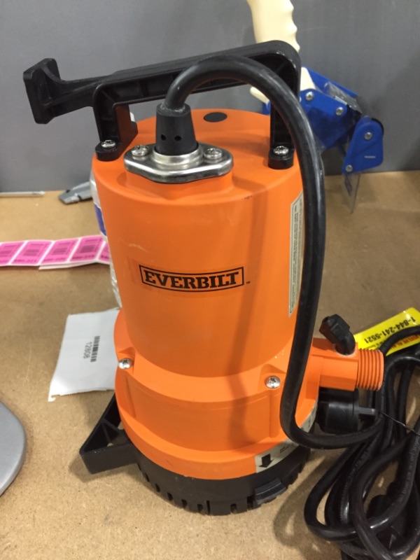 Photo 1 of 1/4 HP 2-in-1 Utility Pump
