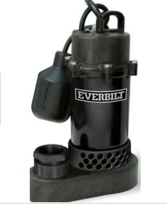 Photo 1 of (NEW) Everbilt 1/4 HP Aluminum Sump Pump Tether Switch HDSP25W - Free Ship Fast
