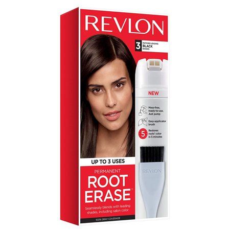 Photo 1 of 2 Revlon Root Erase Permanent Touch up Hair Color, Black | CVS
