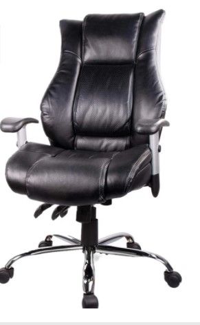 Photo 1 of USA Stock Ergonomic Computer Bonded Leather Adjustable Desk Chair, Swivel Comfortable Rolling
