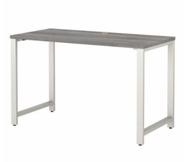 Photo 1 of ***INCOMPLETE BOX 1 OF 2***
400 Series 48W x 24D Table Desk W/ Metal Legs in Platinum Gray
