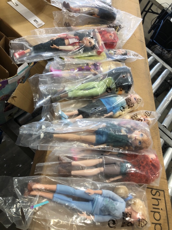 Photo 2 of Disney Princess Ralph Breaks The Internet Movie Dolls with Comfy Clothes & Accessories, 14 Doll Ultimate Multipack
