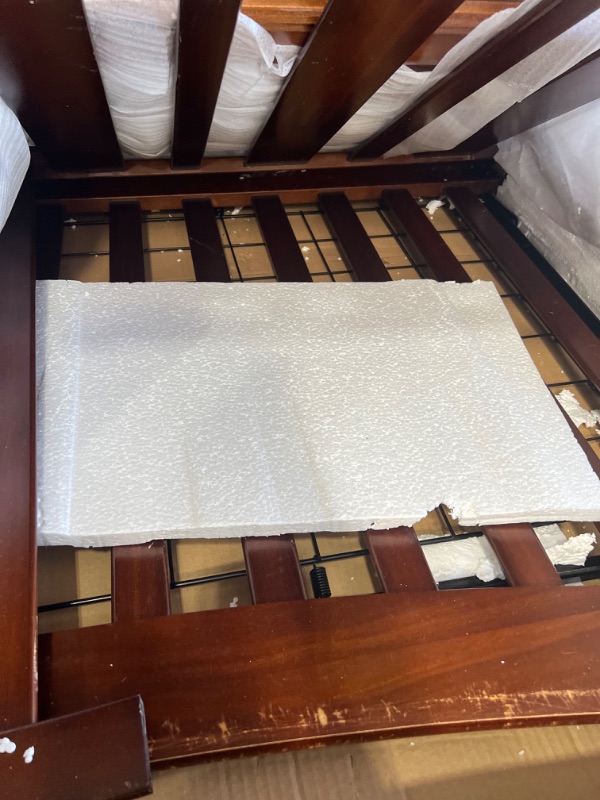 Photo 3 of INCOMPLETE MISSING BOX2 OF 2!!!! ONLY INCLUDES BOX 1*** Dream On Me 5-in-1 Brody Convertible Crib with Changer in White, Greenguard Gold Certified , 69x33.2x39.1 Inch (Pack of 1) MINOR BREAK AND SCRATCHES SEE PICTURES 
