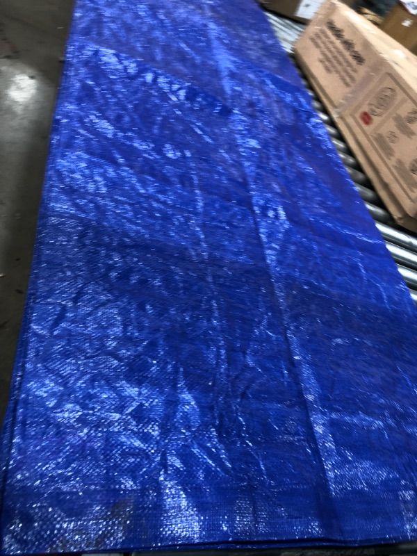 Photo 2 of Blue Tarp Cover Patio Canopy Shade 8X10