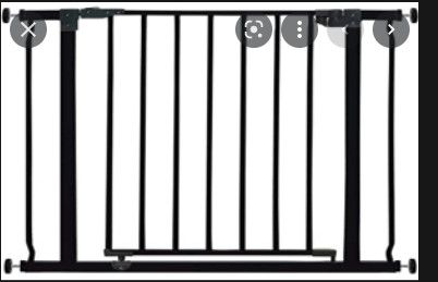 Photo 1 of Dreambaby Liberty Walk Thru Auto Close Baby Safety Gate with Stay Open Feature, Fits 29.5-36.5 inch Openings, Pressure Mounted Security Gates - Model L776
