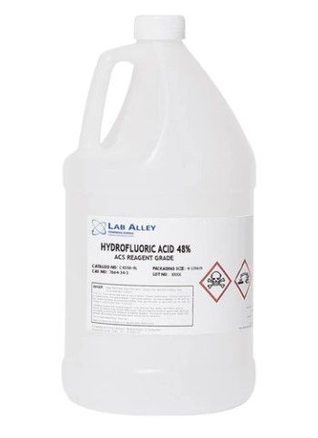 Photo 1 of *TOXIC**CORROSIVE*Hydrofluoric Acid 48% Solution (48-51%), ACS Reagent Grade, 1 Gallon