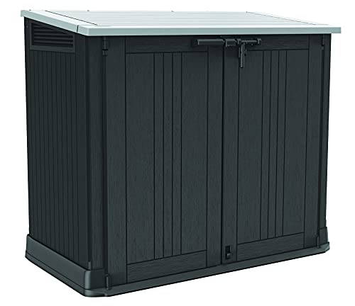 Photo 1 of ***INCOMPLETE =***Keter Store-It-Out Prime 4.3 X 2.3 Foot Resin Outdoor Storage Shed with Easy Lift Hinges, Perfect for Trash Cans, Yard Tools, and Pool Toys, Black
