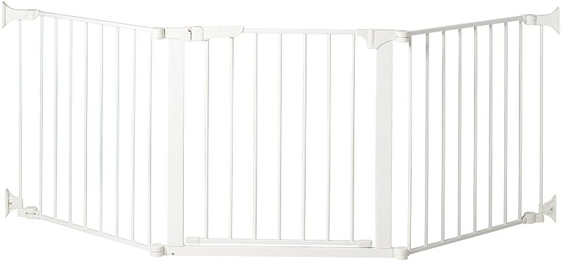 Photo 1 of KidCo G3000 Auto Close Configure Gate w/ 30" Door - Wide Area Baby Gate Enclosure (White)
- Missing//loose hardware 