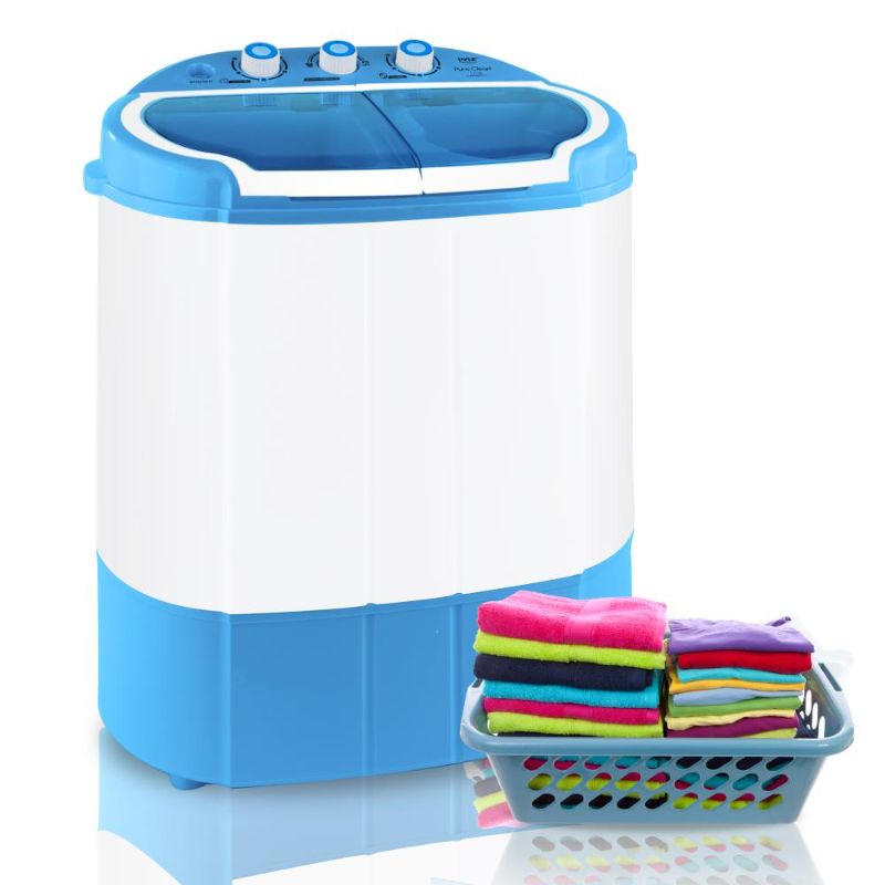 Photo 1 of Pyle 2 in 1 Portable Compact Mini Top Load Washing Machine and Spin Dryer Unit
