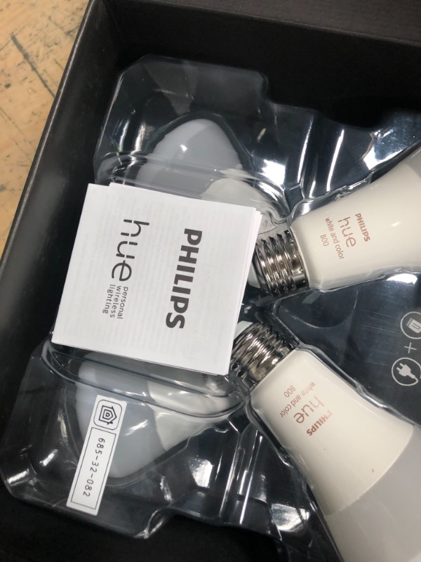 Photo 3 of Philips Hue White and Color A19 Starter Kit
