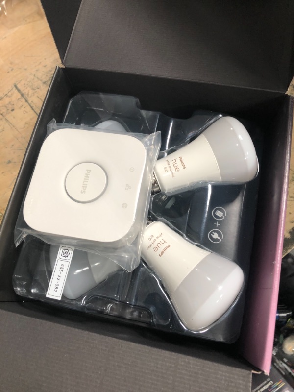 Photo 2 of Philips Hue White and Color A19 Starter Kit
