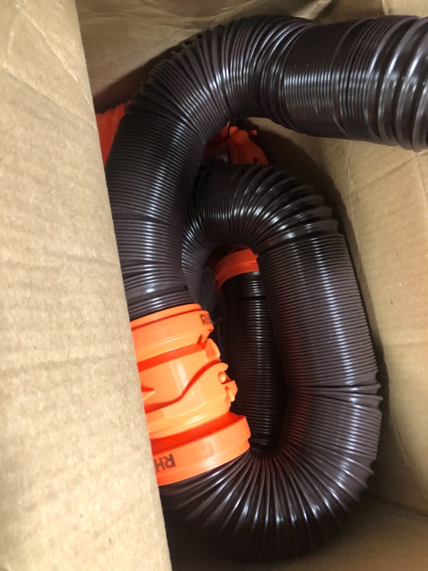 Photo 4 of Camco 39742 RhinoFLEX 20' RV Sewer Hose Kit with Swivel Fitting