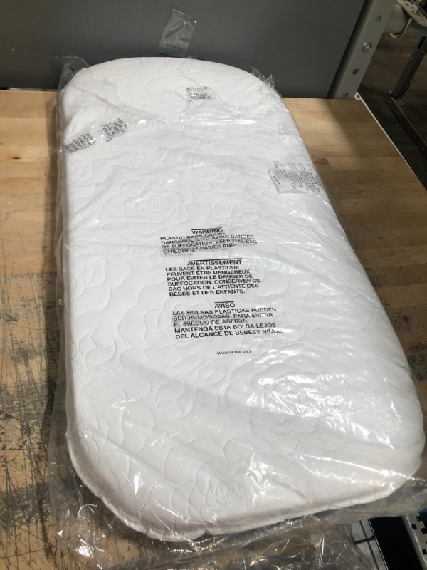 Photo 3 of Colgate Mattress FPO15302 15" x 30" x 2" Bassinet Oval Mattress