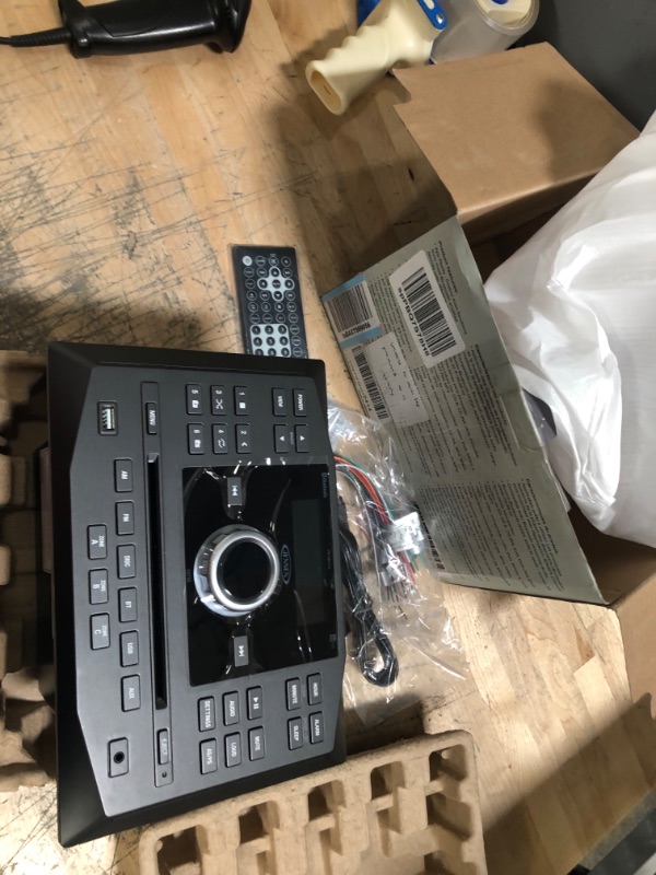 Photo 1 of Jensen JWM60A AM|FM|DVD|CD|USB|AUX|App Ready Bluetooth Wallmount Stereo with App Control, Plays: CD, CD-R, CD-RW, DVD, DVD+RW, DVD-RW, MP3, DVD-Video, MPEG-4, VCD, JPEG, CD-DA, MP3, WMA, Dolby
