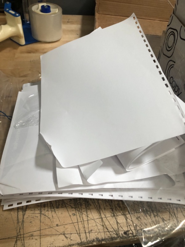 Photo 1 of INCOMPLETE, DAMAGED, Office Depot White Copy Paper, 8 1/2in. x 11in, 20 Lb, 500 Sheets Per Ream, Case of 10 Reams, 40402786
