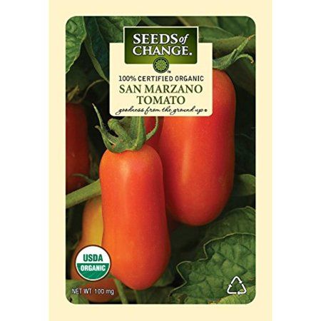 Photo 1 of 12/22 NOT REFUNDABLE, SOLD AS IS, SET OF 11 Seeds of Change Certified Organic Tomato, San Marzano - 100 Milligrams, 25 Seeds Pack 12/22
