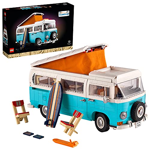 Photo 1 of LEGO Volkswagen T2 Camper Van 10279 Building Kit; Build a Displayable Model Version of the Classic Camper Van (2,207 Pieces)
