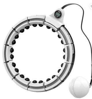 Photo 1 of Q-6 Magnet Physiotherapy Hula Hoop Large Size Hula Hoop Detachable and Heavy Waist Exercise Adjustment 