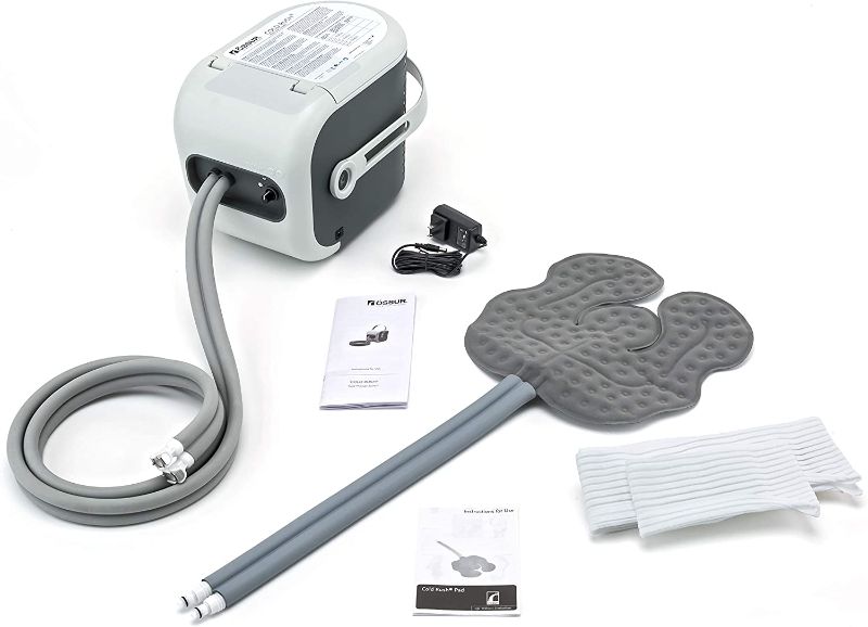 Photo 1 of Ossur Cold Rush Therapy Machine System with Universal Pad- Ergonomic, Adjustable Wrap Pad Included- Quiet, Lightweight and Strong Cryotherapy Freeze Kit Pump