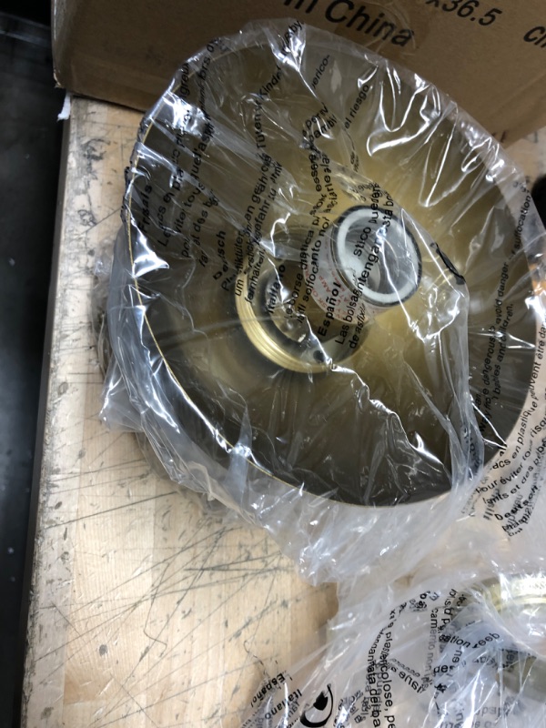 Photo 1 of Modern Clear Glass Ceiling Light Fixture with 1-Light, A1A9 Industrial Sphere Glass Chandelier Fitting, E26 LED Semi-Flush Mount Pendant Lights brass 