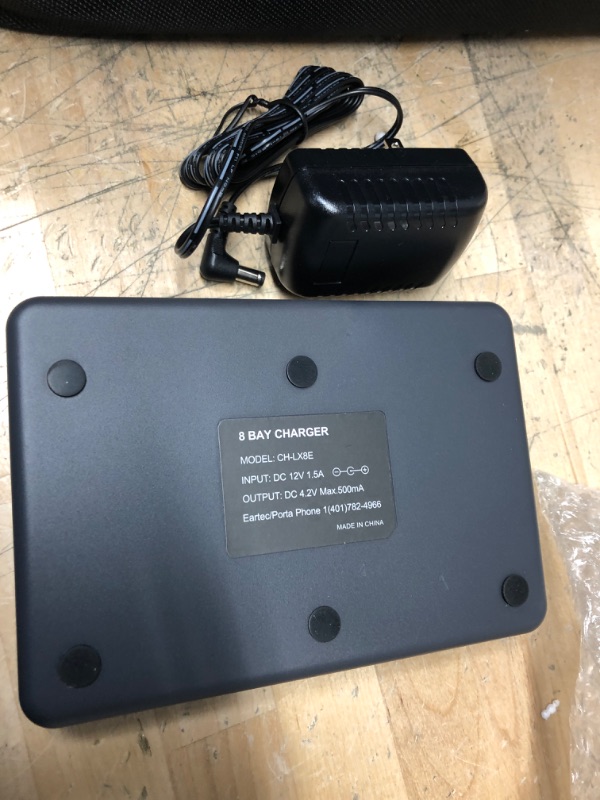 Photo 3 of ***PARTS ONLY*** Eartec UL5S 5-Person Full Duplex Wireless Intercom with 5 Ultralite Single Ear Headsets
DAMAGED