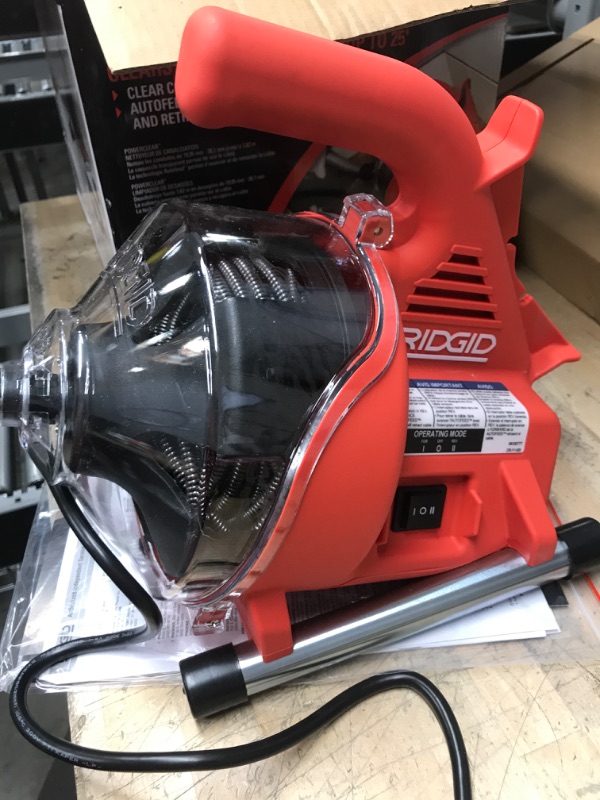 Photo 3 of RIDGID
PowerClear 120-Volt Drain Cleaning Snake Auger Machine 