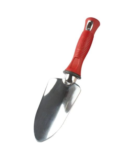 Photo 1 of 12.75 in. Comfort Non-Slip Grip Garden Hand Trowel | 2 pack
