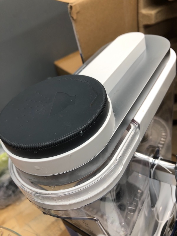 Photo 5 of Hamilton Beach Craft Programmable Automatic Coffee Maker Brewer or Manual Pour Over Dripper with 5 Strengths and Integrated Scale, 8 Cups, Includes Cone Filter Set, White (46700)
