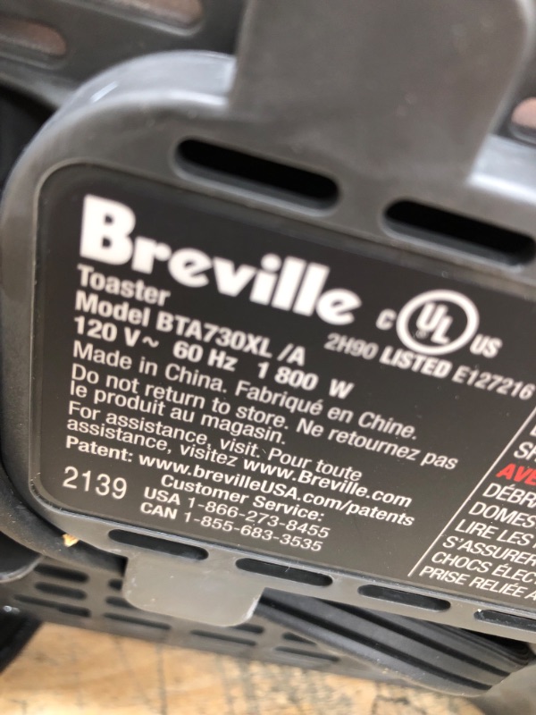 Photo 1 of Breville BTA730XL Bit More 4-Slice Toaster, Brushed Stainless Steel
