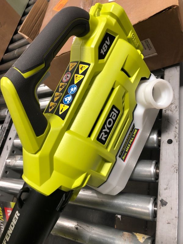 Photo 4 of Ryobi Fogger / Mister Ryobi ONE+ 18-Volt Lithium-Ion Cordless with 2.0 Ah Battery and Charger Included P2850
