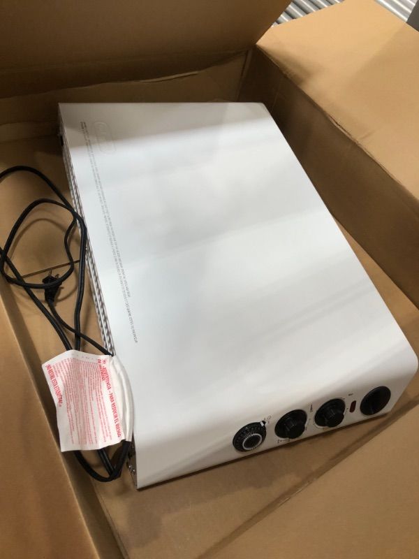 Photo 2 of ***PARTS ONLY*** De'Longhi HSX3315FTS Digital 1500W Convection Panel Heater with Dual Fan, 16 lbs, White-Slim Style
