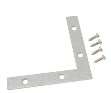 Photo 1 of **2 of- 4 in. Galvanized Flat Corner Brace (6-Pack)
