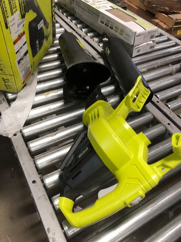 Photo 2 of RYOBI 40V Vac Attack Cordless Leaf Vacuum/Mulcher with 5.0 Ah Battery and Charger
