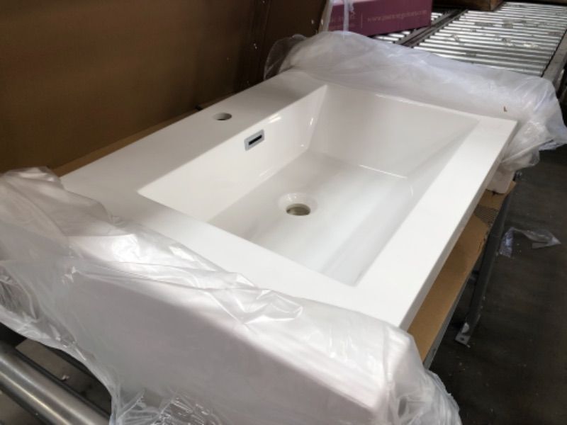 Photo 4 of ***SINK ONLY***
Moreno Bath Moreno Bohemia 30"  Natural Oak Single Sink 19" deep