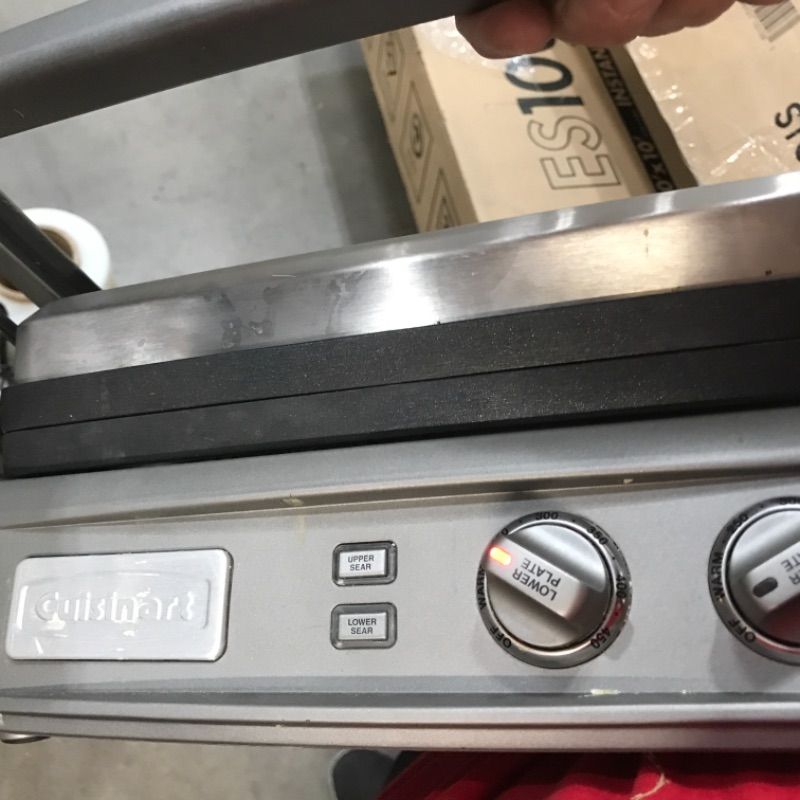 Photo 3 of ***PARTS ONLY*** Cuisinart Griddler 240 Sq. In. Large Brushed Ss
