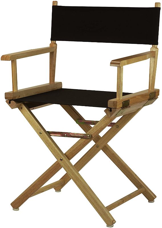 Photo 1 of Casual Home 18" Director's Chair Natural Frame with BLUE Canvas